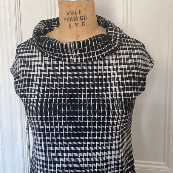 Express Black and White Tunic Dress Size Small - Picture 3 of 8